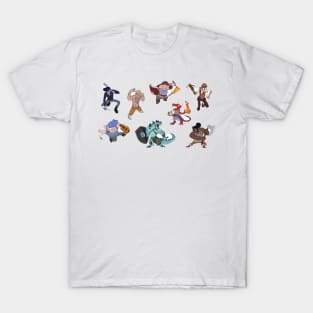 Cloak & Swagger Character Stickers T-Shirt